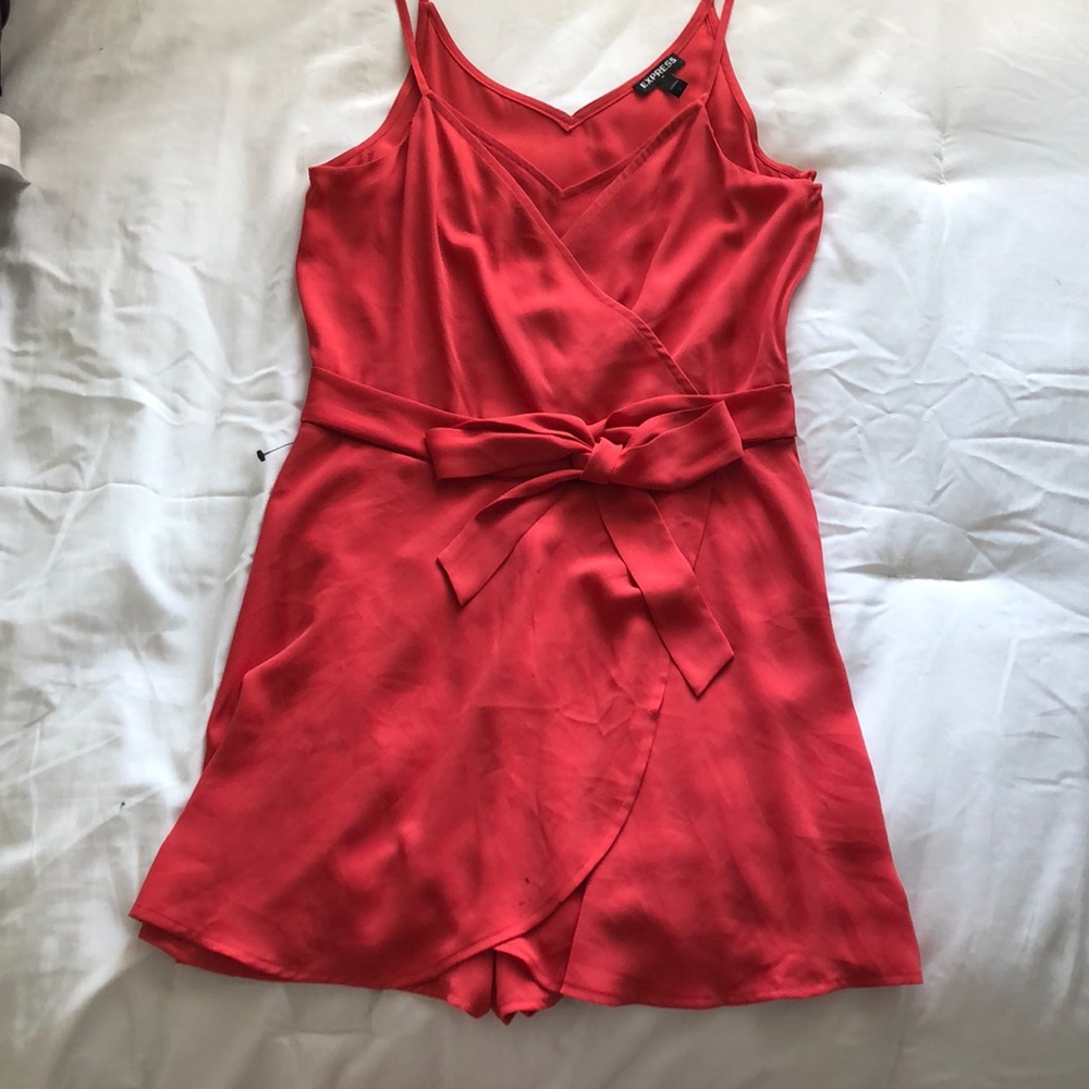 Express Peach Romper